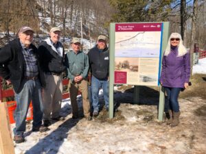 Interpretive sign installation