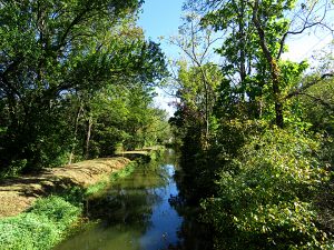 Ccan view South from Tinicum Aqueduct