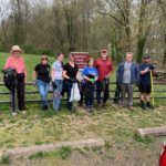 Delaware Canal Clean-up day volunteers