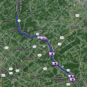 central bucks county flora and fauna distribution map