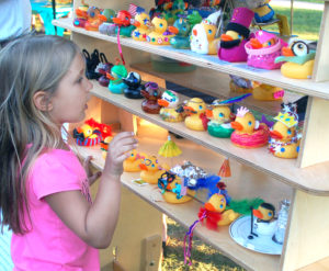 So many ducks to admire at the Delaware Canal Festival! Photo credit: The Advance of Bucks County