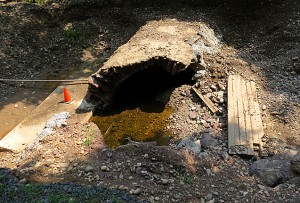 High Falls Creek Culvert Collapse Work Area