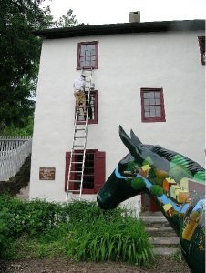 Locktenders House getting elastomeric masonry coating