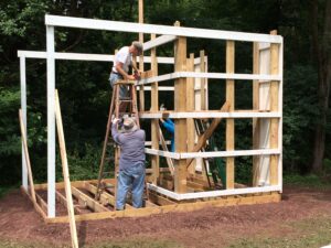 Potty Barn under construction