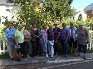 The Dames of Rocksville Questers visit the Locktender's House 