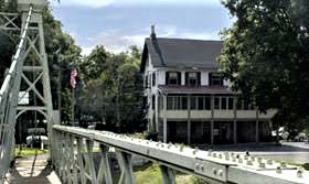 Riegelsville Inn from the Roebling Bridge