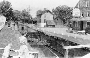 River House and Lock 8 on the Delaware Canal