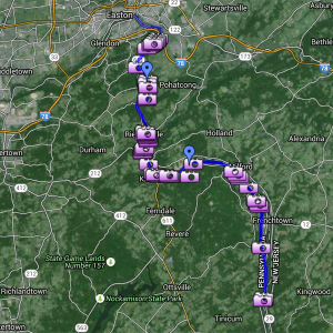 upper bucks county flora and fauna distribution map