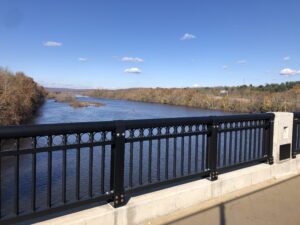 View of the Delware River from the new Share-use Path